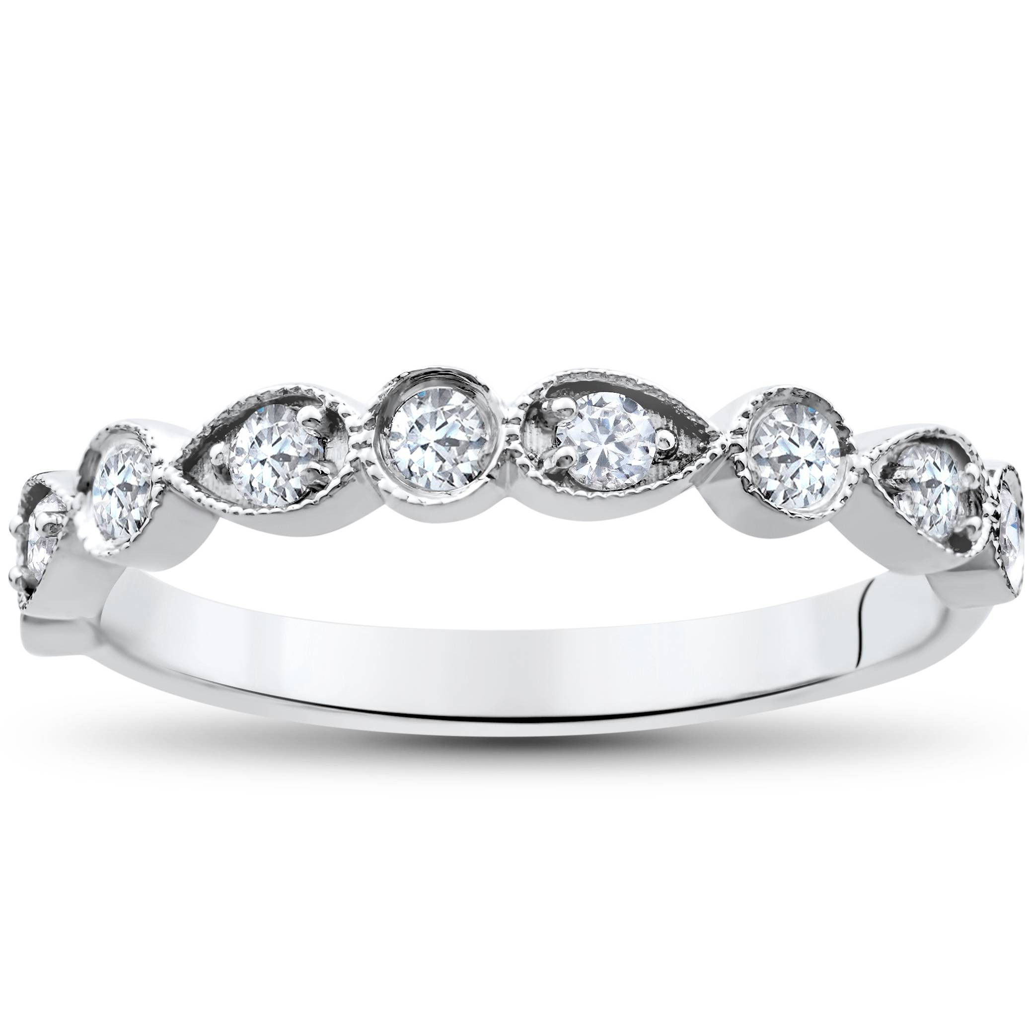 Stackable Wedding Rings
 Diamond Wedding Ring 1 4 ct Stackable Womens Diamond Band