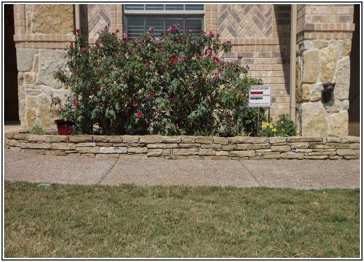 Stacked Stone Landscape Edging
 Stacked Stone Landscape Edging Garden