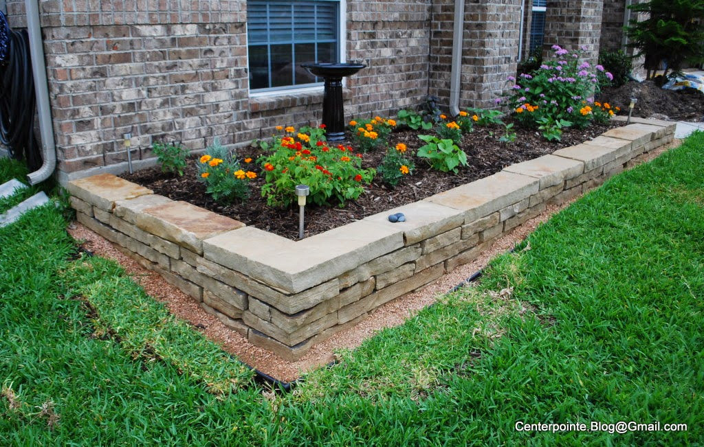 Stacked Stone Landscape Edging
 Centerpointe municator Stacked stone landscaping Part 1