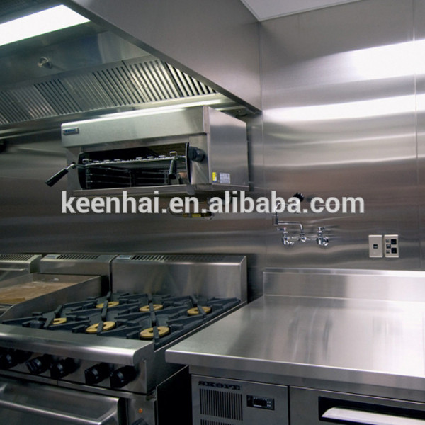 Stainless Steel Kitchen Wall Panels
 304 4x8 Decorative Stainless Steel Fireproof Kitchen Wall