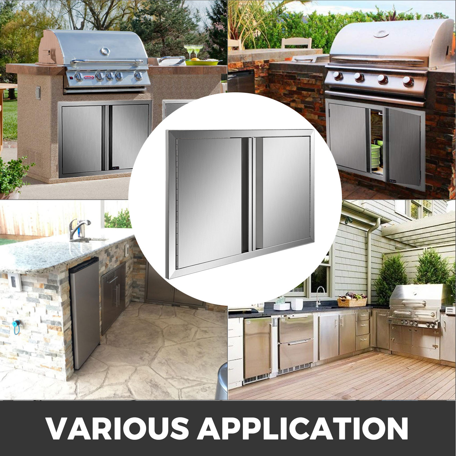 Stainless Steel Outdoor Kitchen Doors
 BBQ Access Door Outdoor Kitchen Doors Stainless Steel