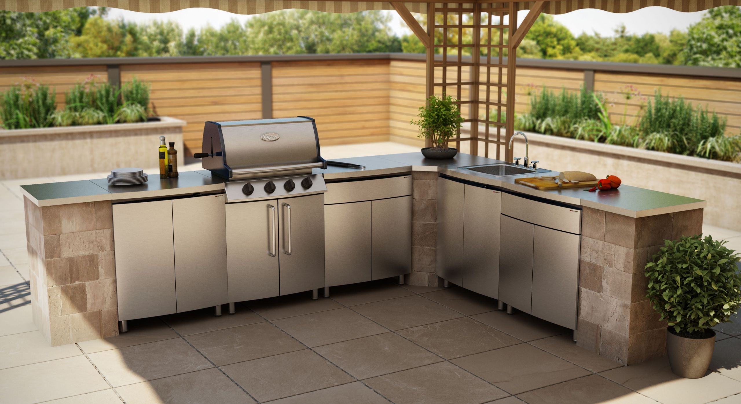 Stainless Steel Outdoor Kitchens
 Stainless Steel Outdoor Kitchen Cabinets