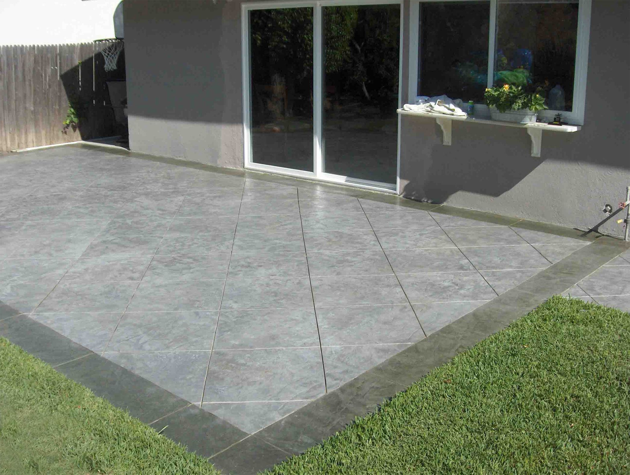 Stamped Concrete Backyard
 Stamped Concrete Patio Installation Do’s and Don’ts