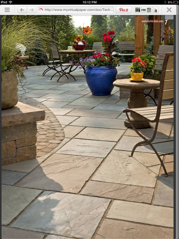 Stamped Concrete Backyard
 Backyard Stamped Concrete Patio Ideas