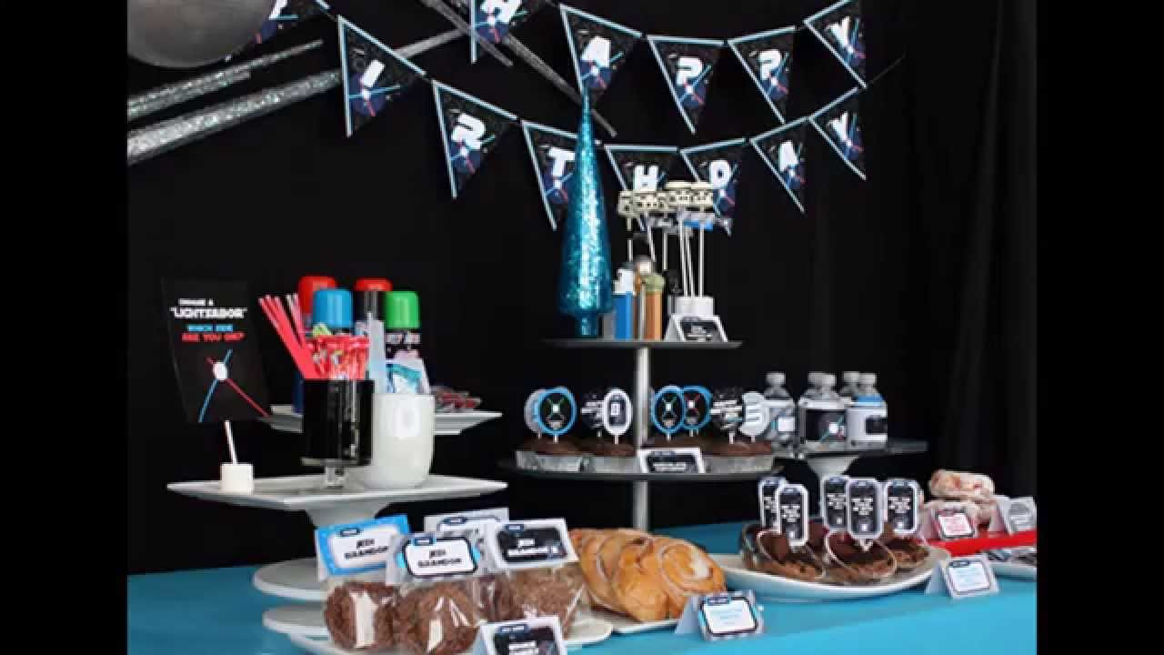 Star Birthday Decorations
 Creative Star wars birthday party decorations