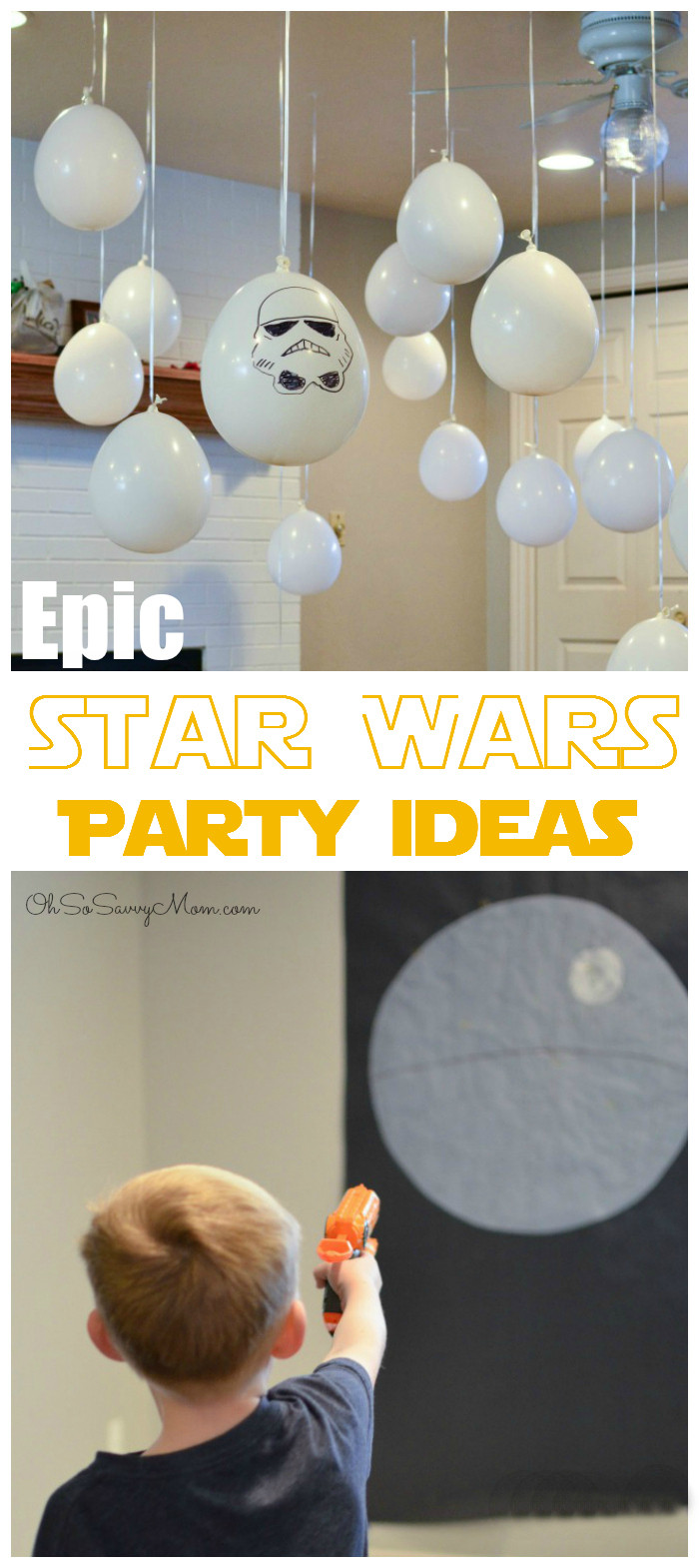 Star Wars Birthday Decorations
 Epic Star Wars Birthday Party Ideas on the Cheap Oh