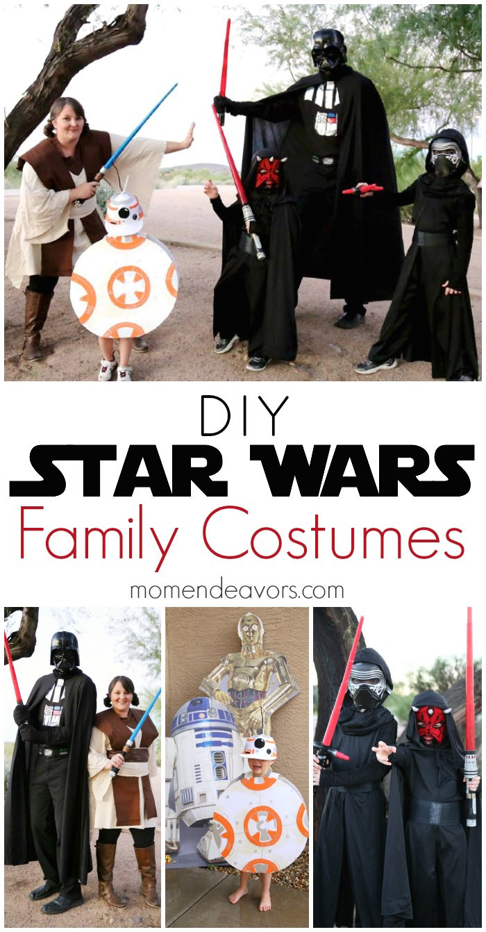 Star Wars DIY Costumes
 DIY Star Wars Family Costumes