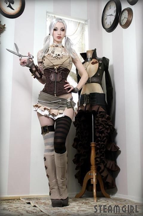 Steampunk Halloween Costume DIY
 Homemade Steampunk Costume Ideas halloween