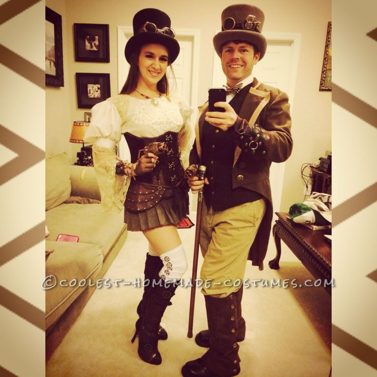 Steampunk Halloween Costume DIY
 Cool Steampunk DIY Couples Costume