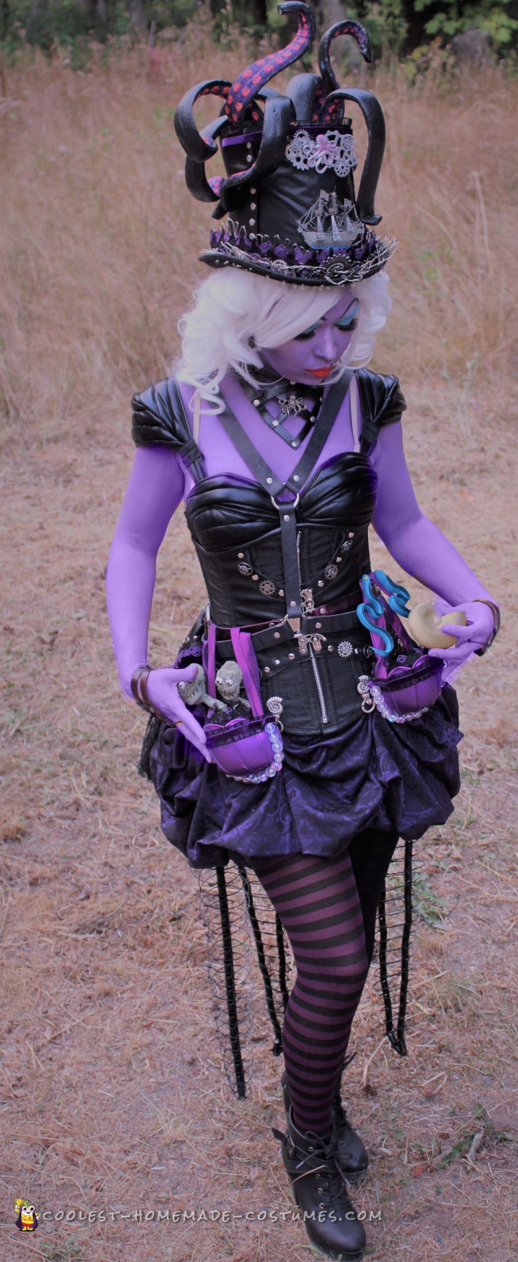 Steampunk Halloween Costume DIY
 Awesome DIY Steampunk Ursula Costume is Making Waves