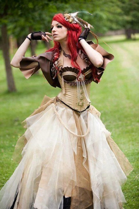 Steampunk Wedding Gown
 50 Awesome and Unique Steampunk Wedding Ideas