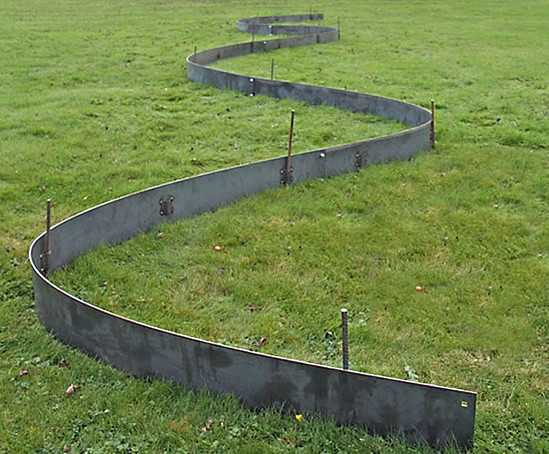 Steel Landscape Edging
 EverEdge Titan galvanised steel landscape edging