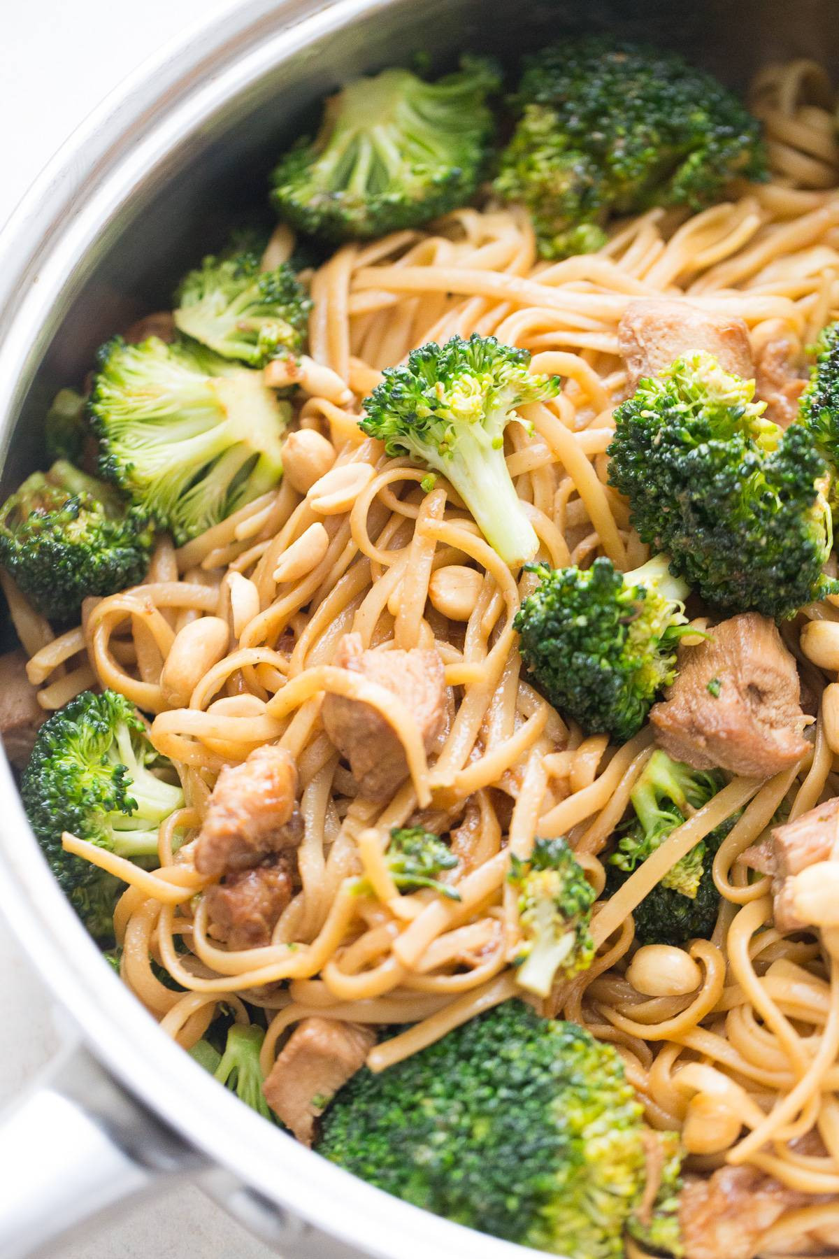 Stir Fry Broccoli
 Chicken and Broccoli Stir Fry over Peanut Butter Noodles