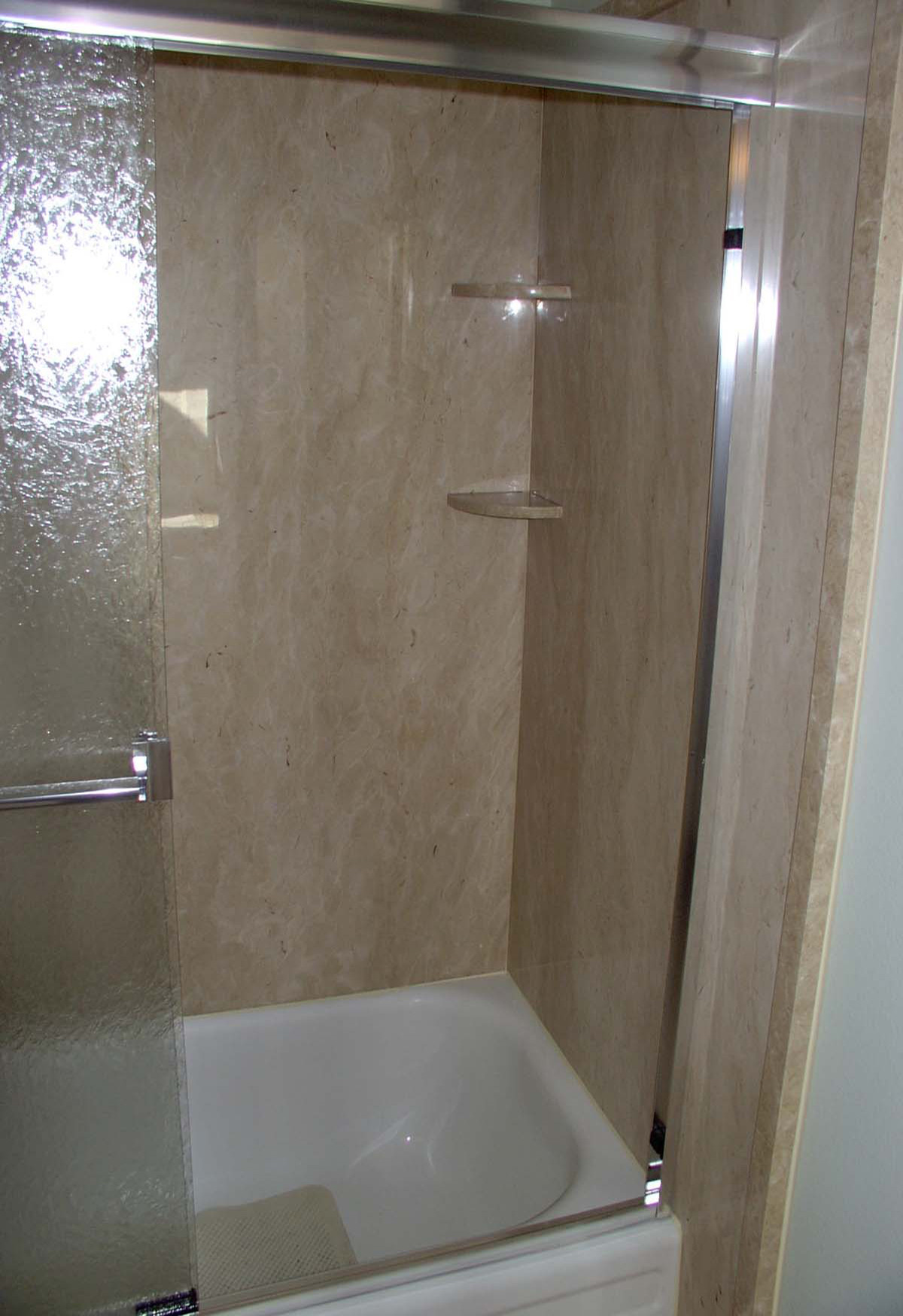 Stone Bathroom Showers
 Thin Stone Panels