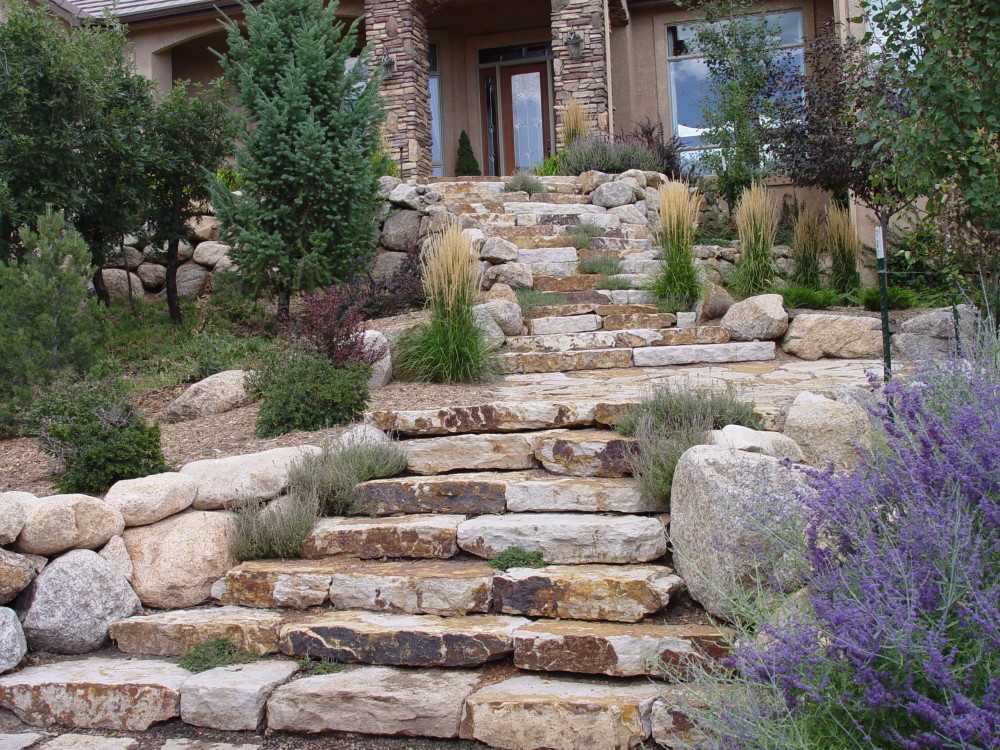 Stone Landscape Design
 Stone Landscaping Stone Pathway Design