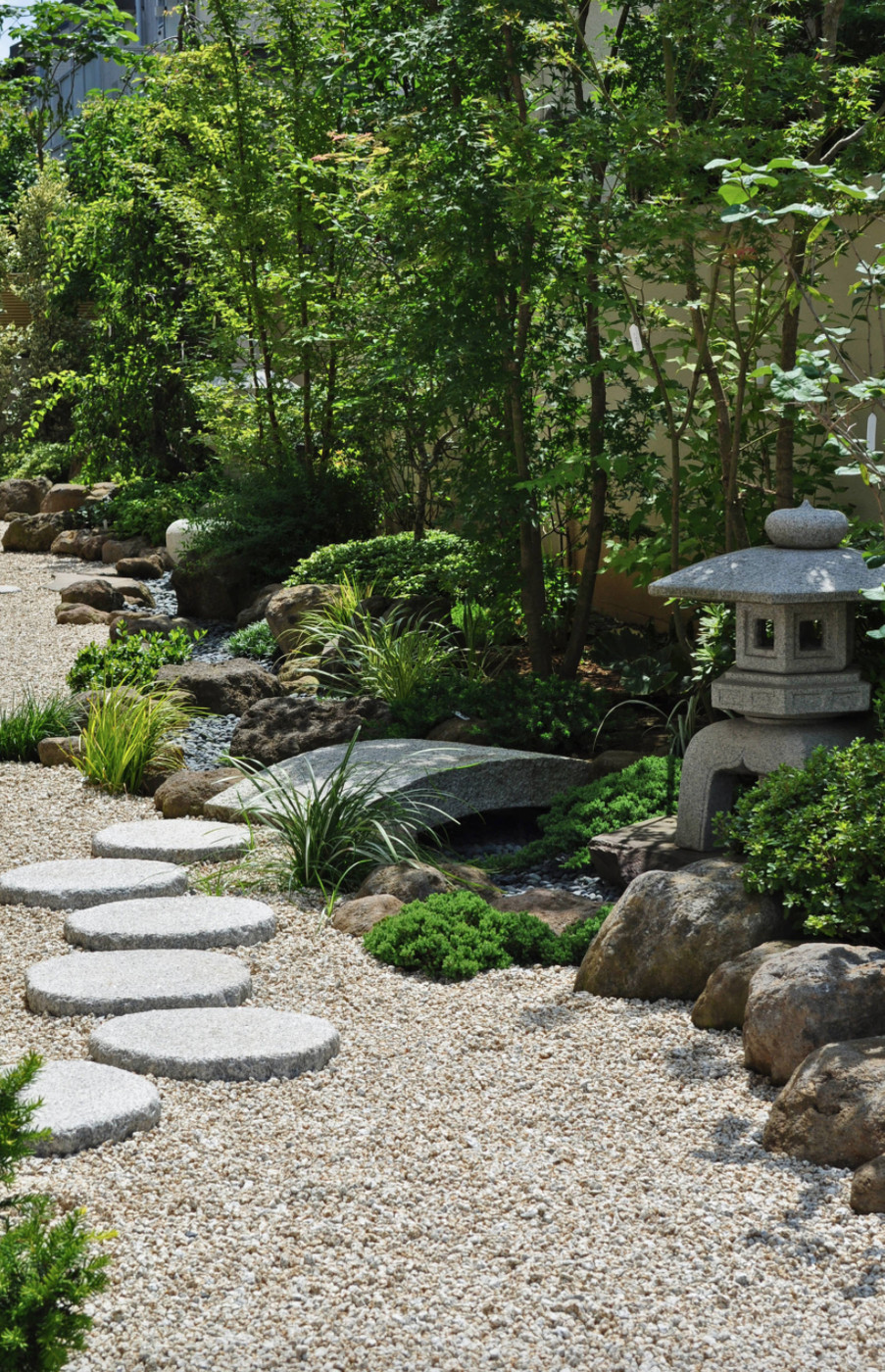 Stone Landscape Design
 Designing a Japanese Zen stone garden