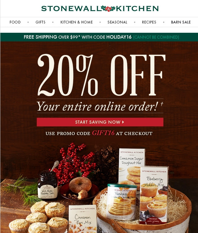 Stonewall Kitchen Promo Codes
 20 Unique Stonewall Kitchen Coupon