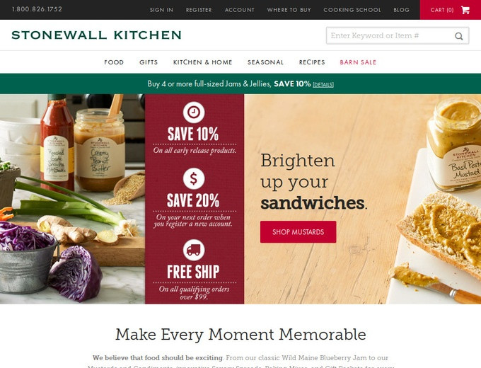 Stonewall Kitchen Promo Codes
 Stonewall Kitchen Coupons & StonewallKitchen Promo Codes