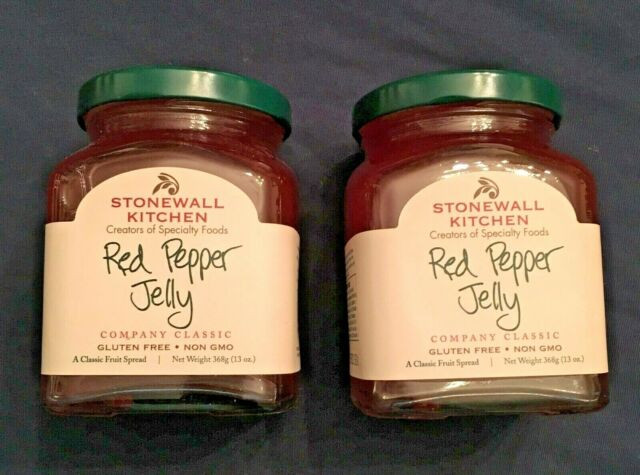 Stonewall Kitchen Red Pepper Jelly
 LOT of 2 NEW Stonewall Kitchen RED PEPPER JELLY 13 oz