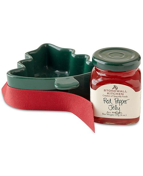 Stonewall Kitchen Red Pepper Jelly
 Stonewall Kitchen Red Pepper Jelly & Tree Ramekin Gift Set