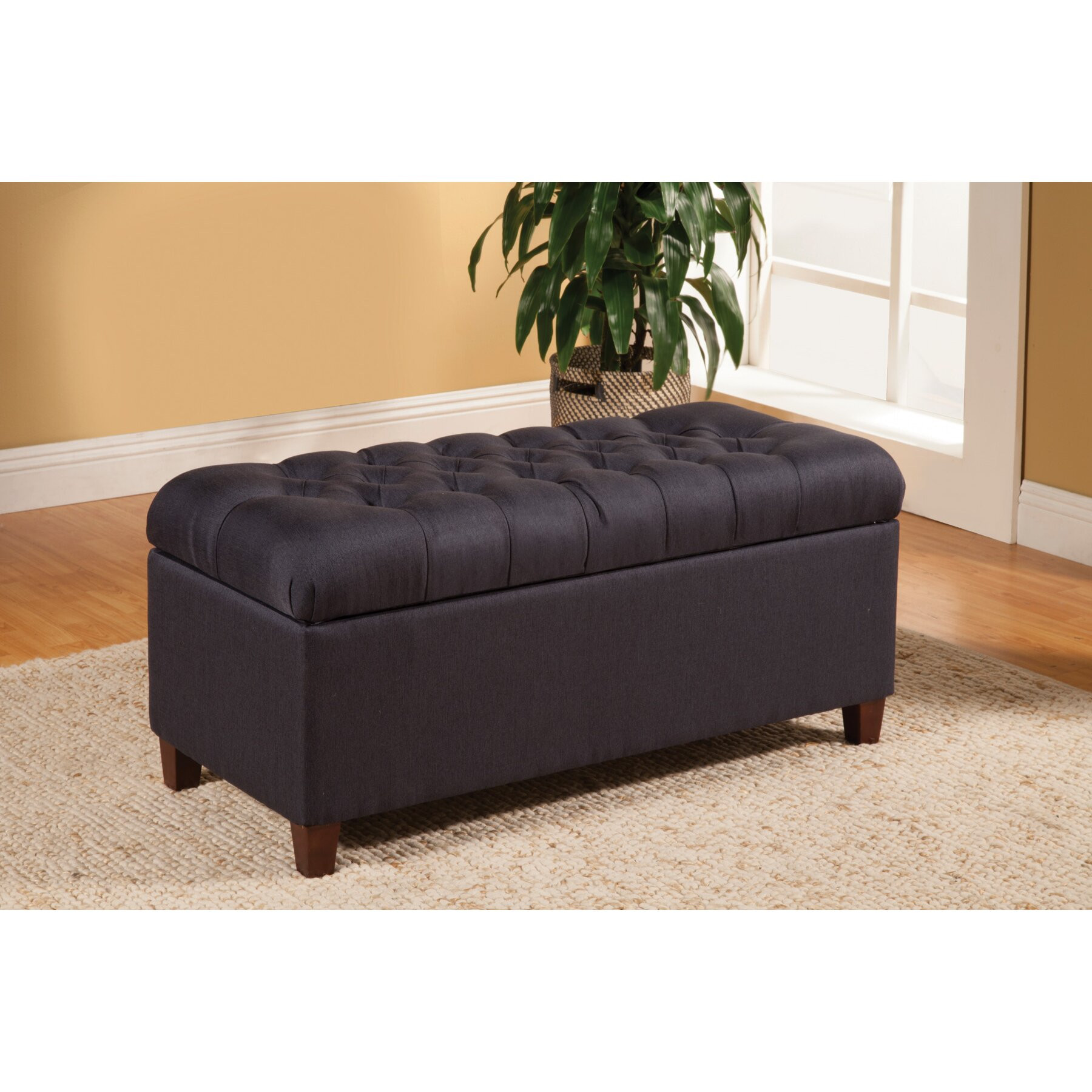 Storage Bench For Bedroom
 Alcott Hill Henderson Upholstered Storage Bedroom Bench