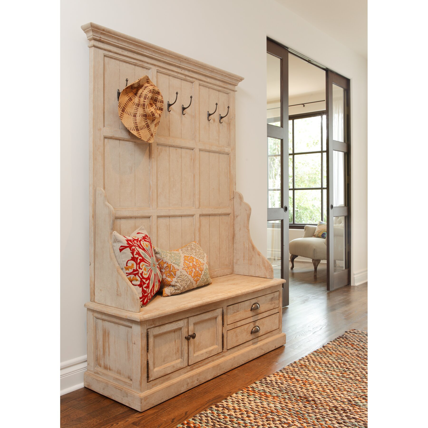 Storage Entry Bench
 Kosas Home Elo Pine Storage Entryway Bench & Reviews