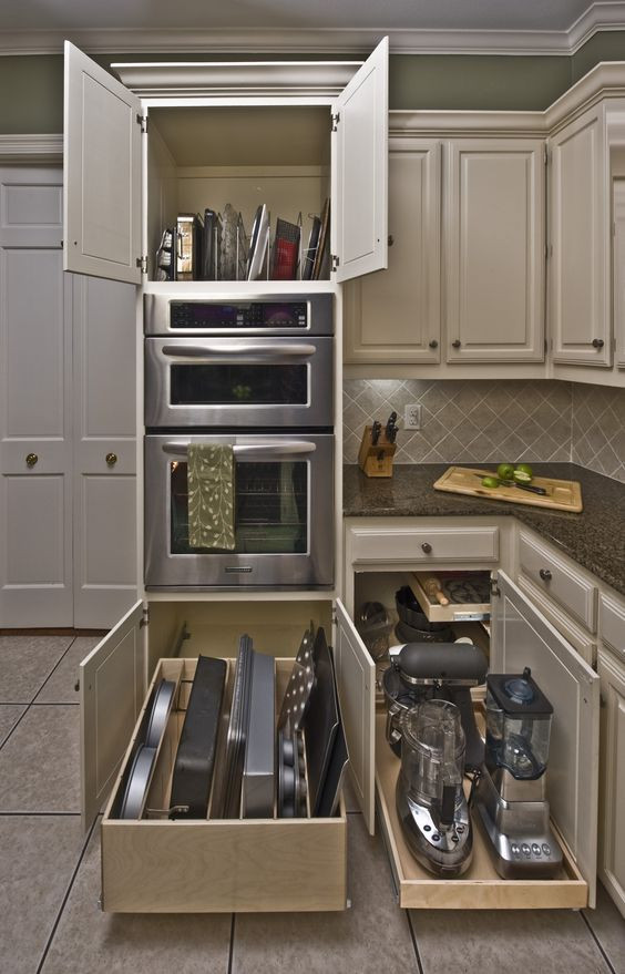 Storage For Kitchen
 35 Variety of Appliances Storage Ideas for Your Kitchen