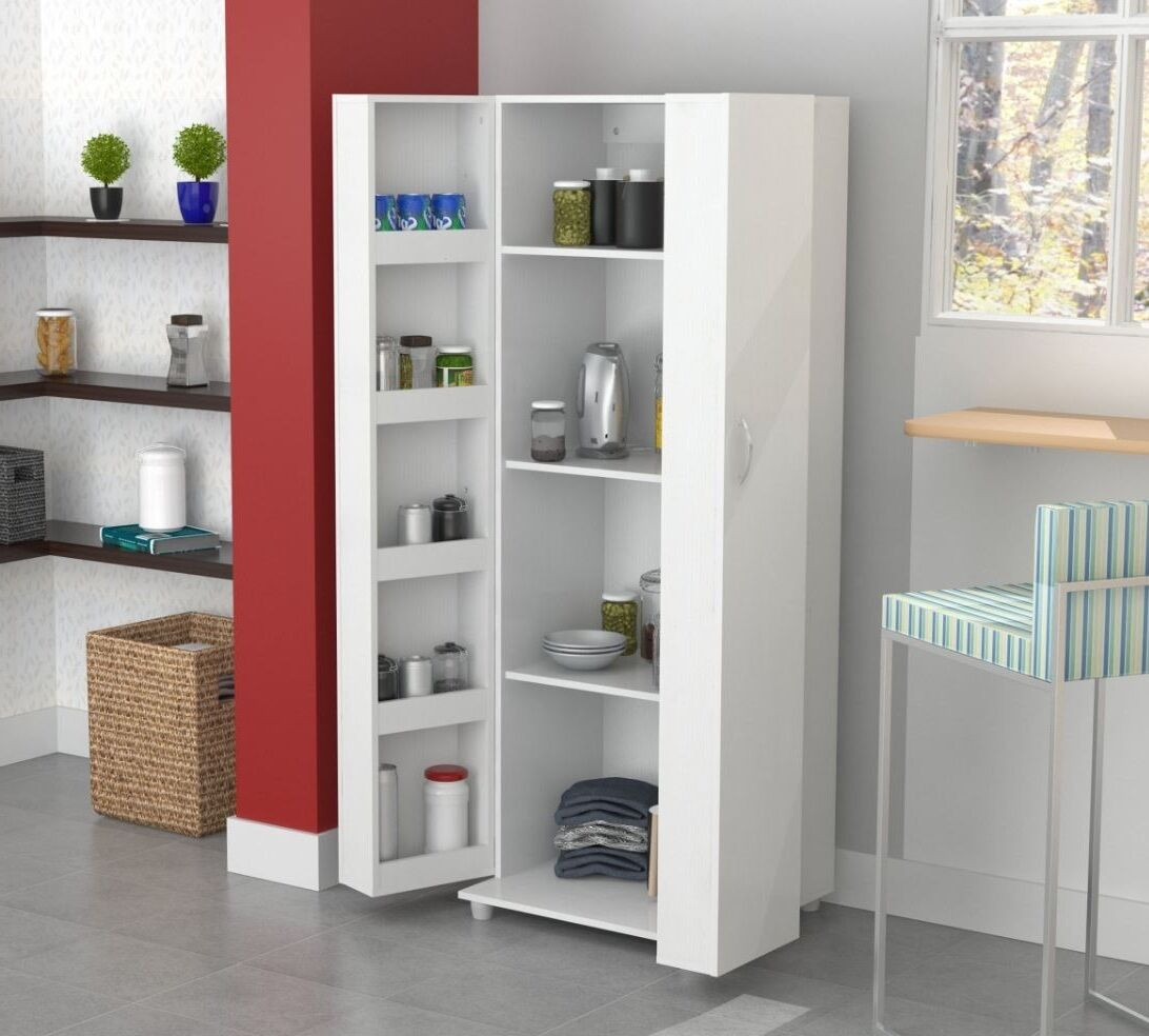 Storage For Kitchen
 Tall Kitchen Cabinet Storage White Food Pantry Shelf