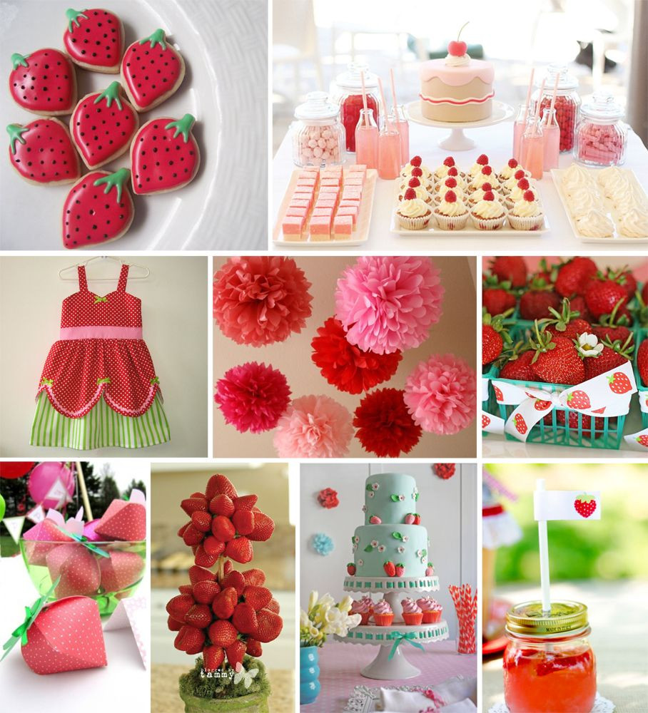 Strawberry Shortcake Baby Shower Theme
 Strawberry theme