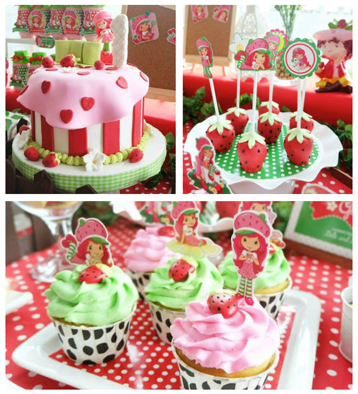 Strawberry Shortcake Baby Shower Theme
 Kara s Party Ideas Strawberry Shortcake themed birthday