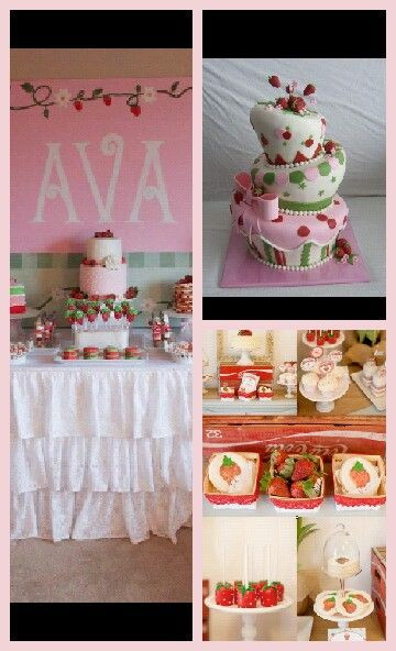 Strawberry Shortcake Baby Shower Theme
 Strawberry shortcake baby shower theme