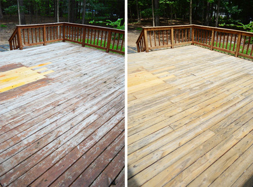 Stripping Paint Off Deck
 How To Strip & Clean A Deck For Stain