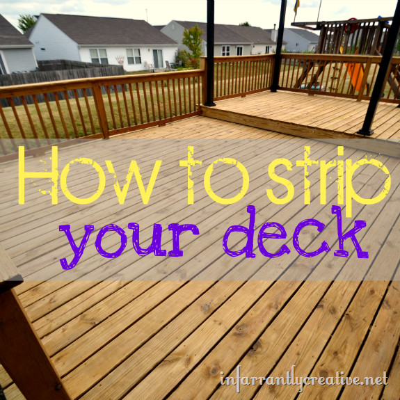 Stripping Paint Off Deck
 How to Strip a Deck