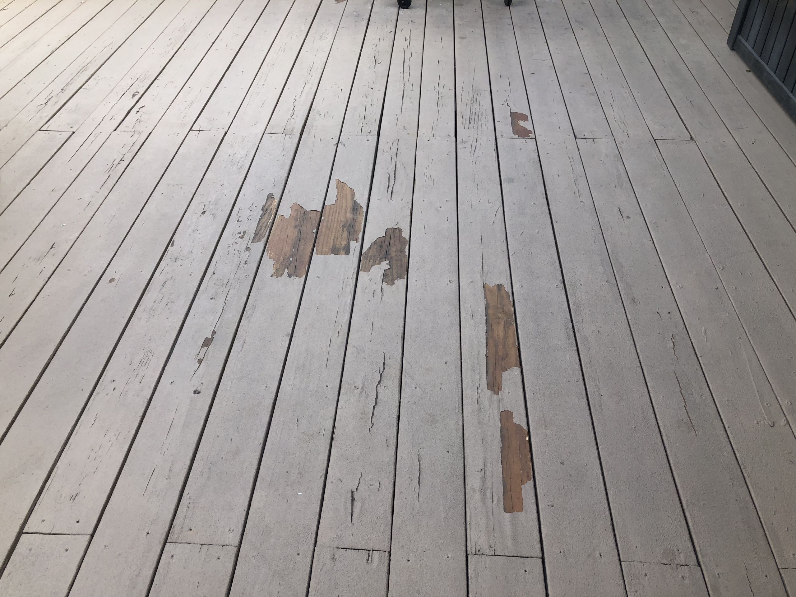 Stripping Paint Off Deck
 Stripping Paint f Deck