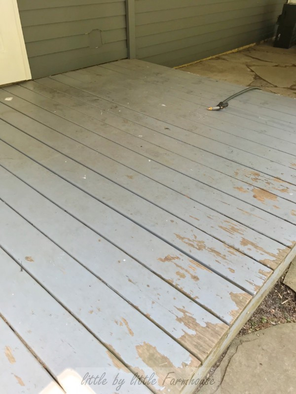 Stripping Paint Off Deck
 How to Strip Paint off a Porch Little by Little Farmhouse