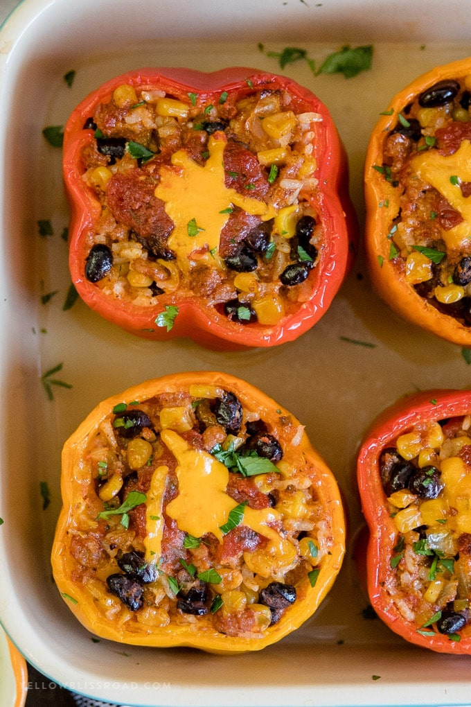 Stuffed Bell Peppers Turkey
 Easy Turkey Taco Stuffed Peppers Recipe