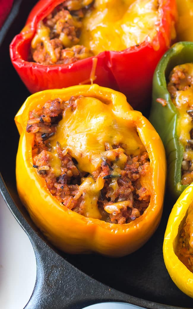 Stuffed Bell Peppers Turkey
 Ground Turkey Stuffed Peppers