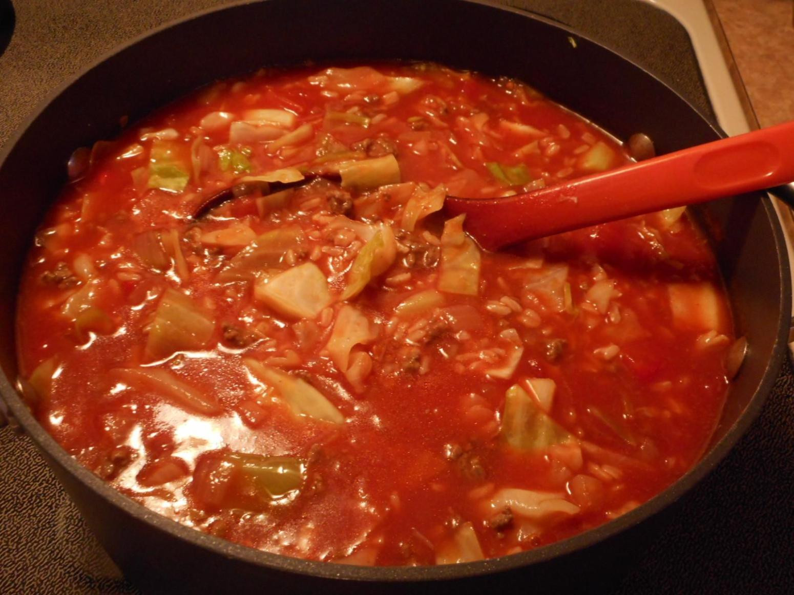 Stuffed Cabbage Soup
 Hearty Stuffed Cabbage Soup Halupki Soup Recipe