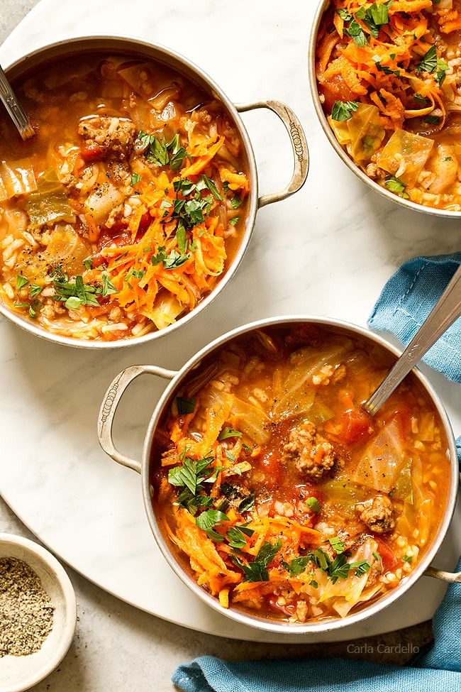 Stuffed Cabbage Soup
 Stuffed Cabbage Soup Homemade In The Kitchen