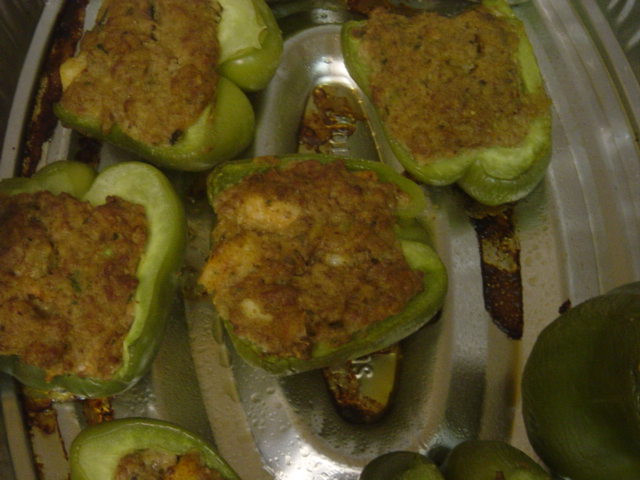 Stuffed Seafood Bell Peppers
 Crabment and Shrimp Stuffed Bell Peppers Recipe Rickey s