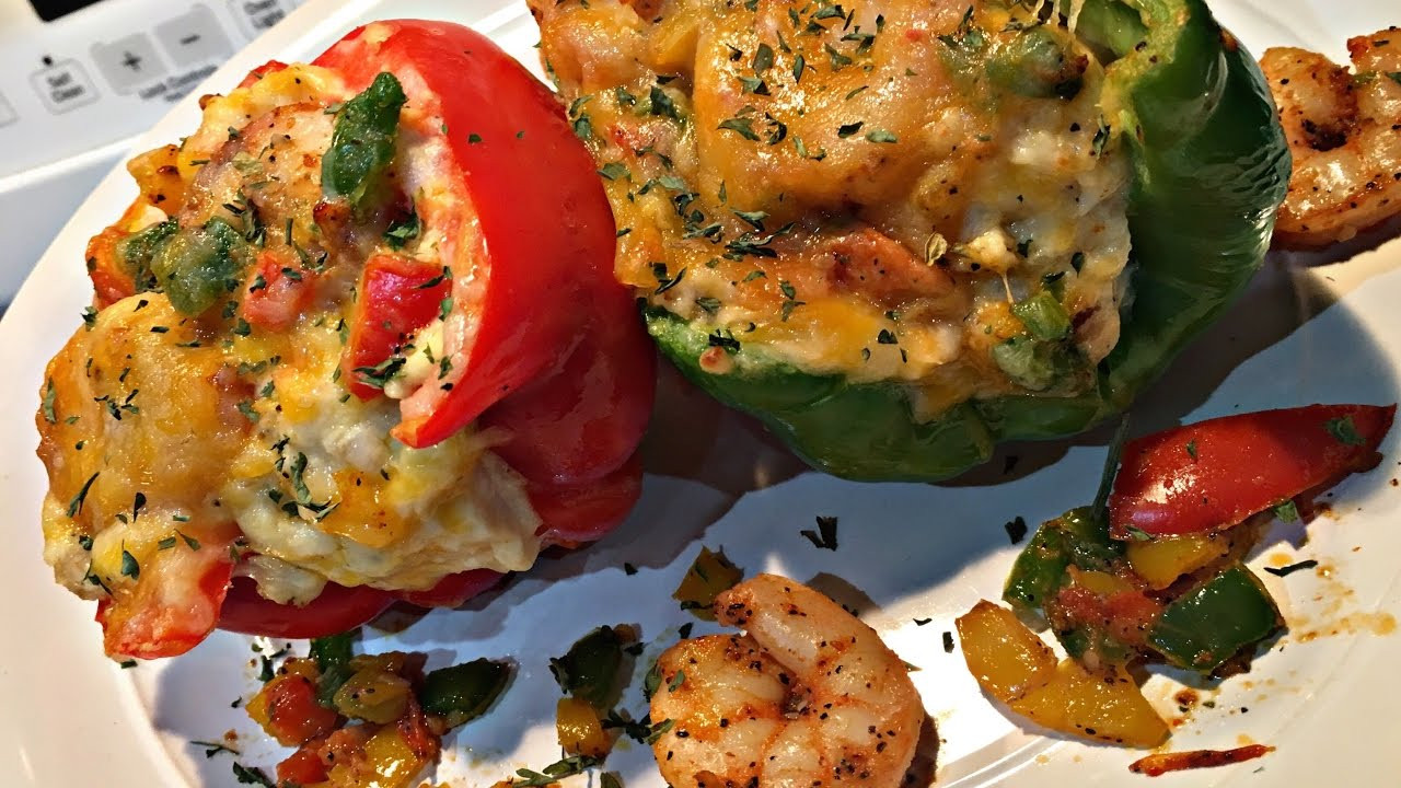 Stuffed Seafood Bell Peppers
 Shrimp Stuffed Bell Peppers