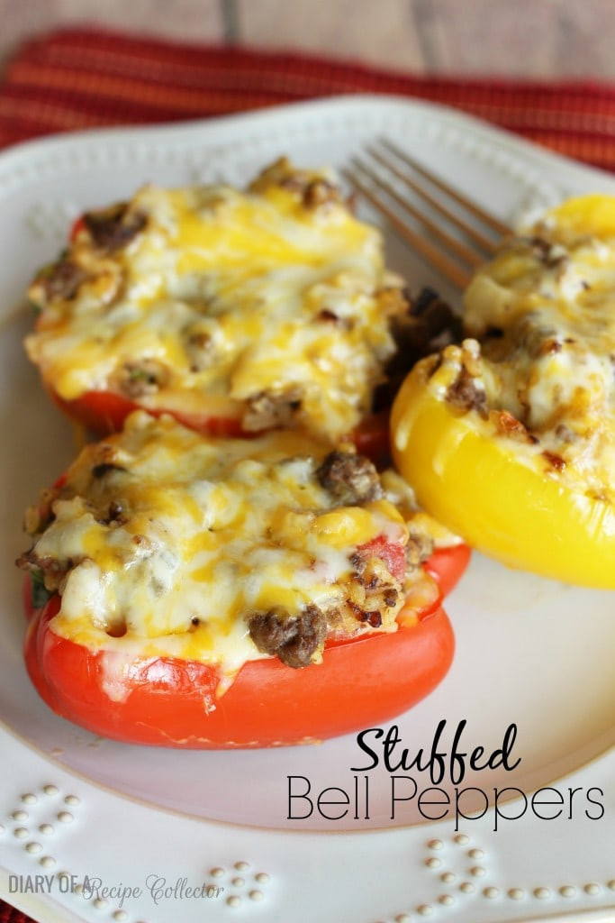 Stuffed Seafood Bell Peppers
 Shrimp Stuffed Peppers Diary of A Recipe Collector