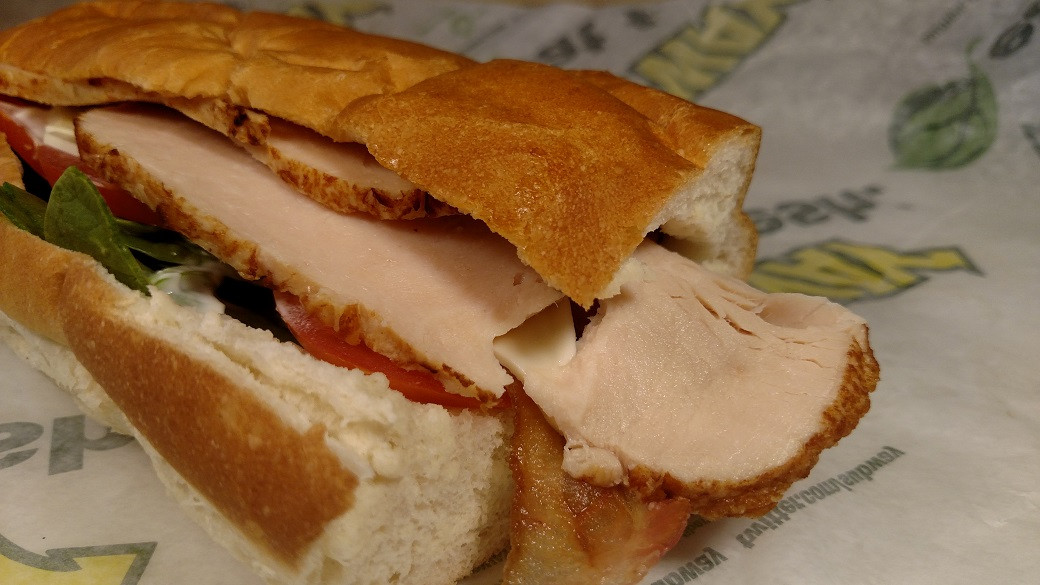 Subway Turkey Sandwiches
 Review Subway Thick Cut Carved Turkey & Bacon Sandwich