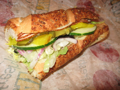 Subway Turkey Sandwiches
 Watch Me Eat Subway & Beans