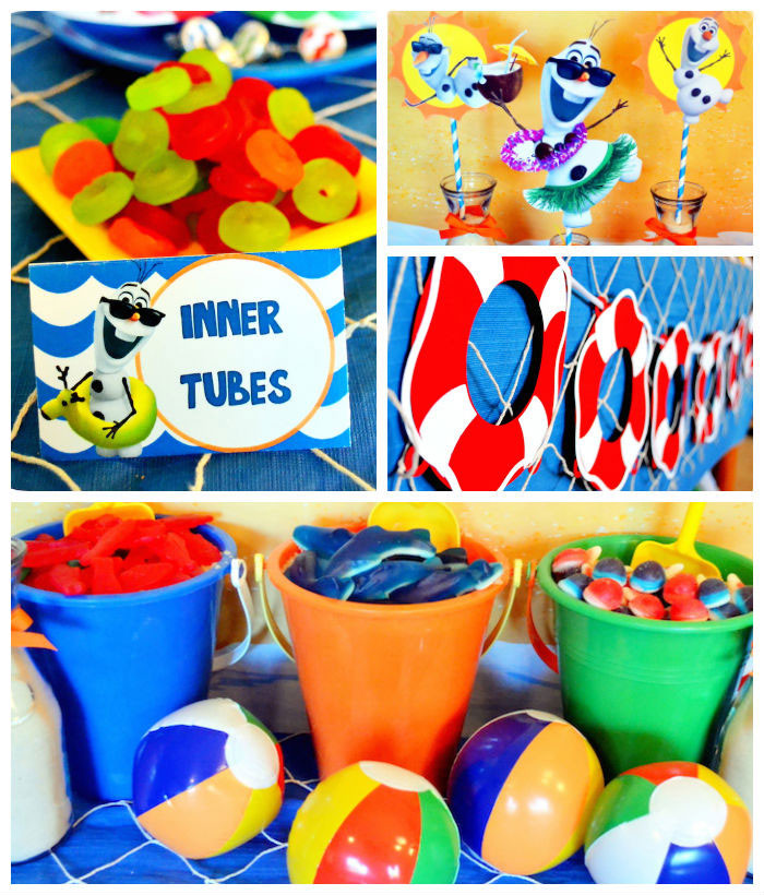 Summer Bash Party Ideas
 Kara s Party Ideas Olaf s Summer Bash Frozen Themed