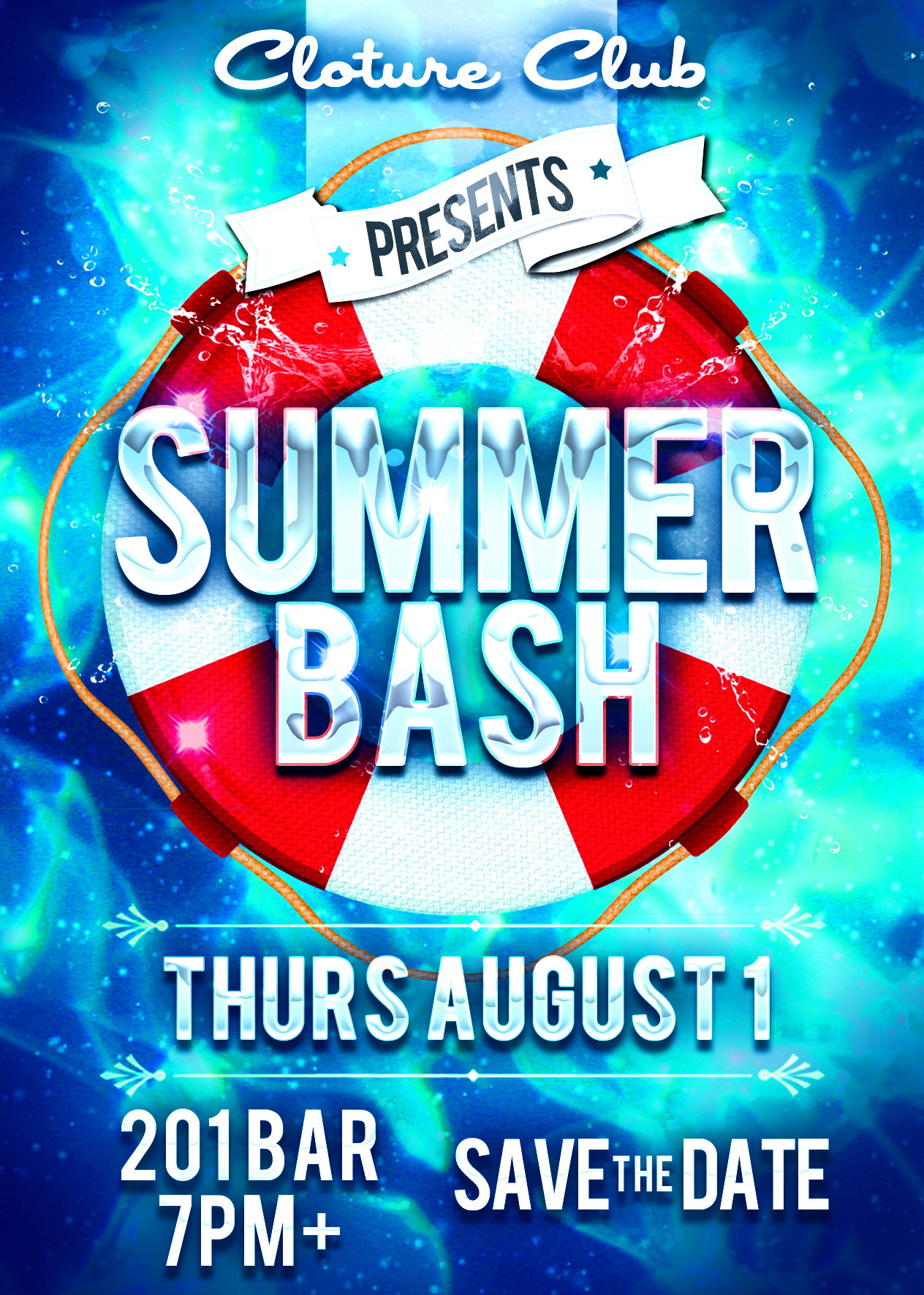 Summer Bash Party Ideas
 Summer Bash Party – August 1