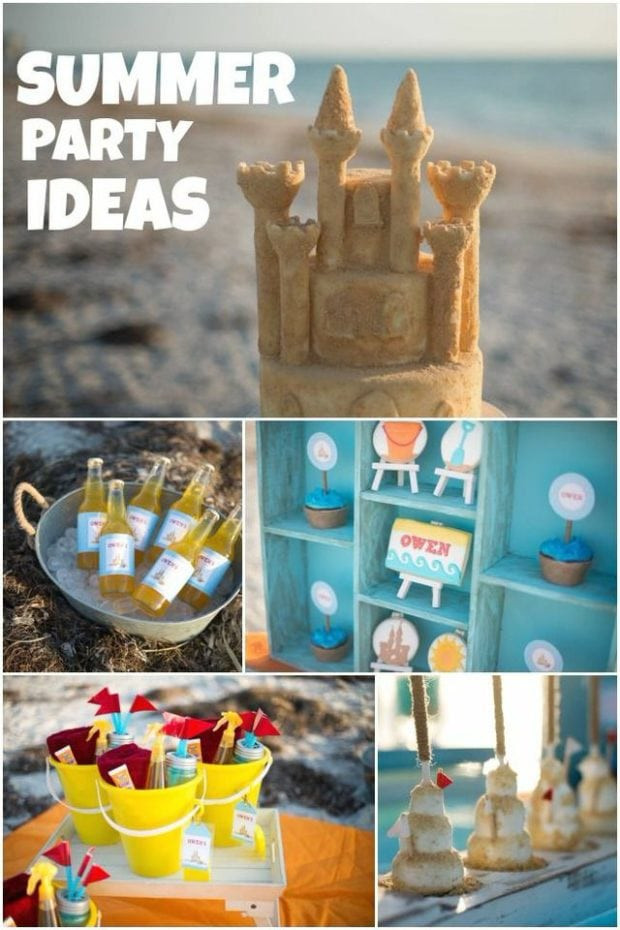 Summer Birthday Party Ideas For Boys
 A Boy s Sandcastle Building Birthday Party