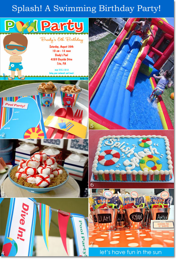 Summer Birthday Party Ideas For Boys
 Make a Splash Throw a Fabulous Summer Swimming Party