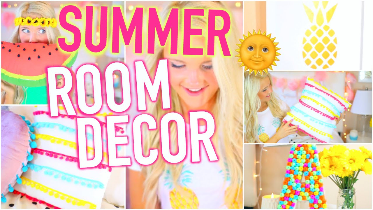 Summer Decor DIY
 DIY Summer Room Decor Tumblr Inspired