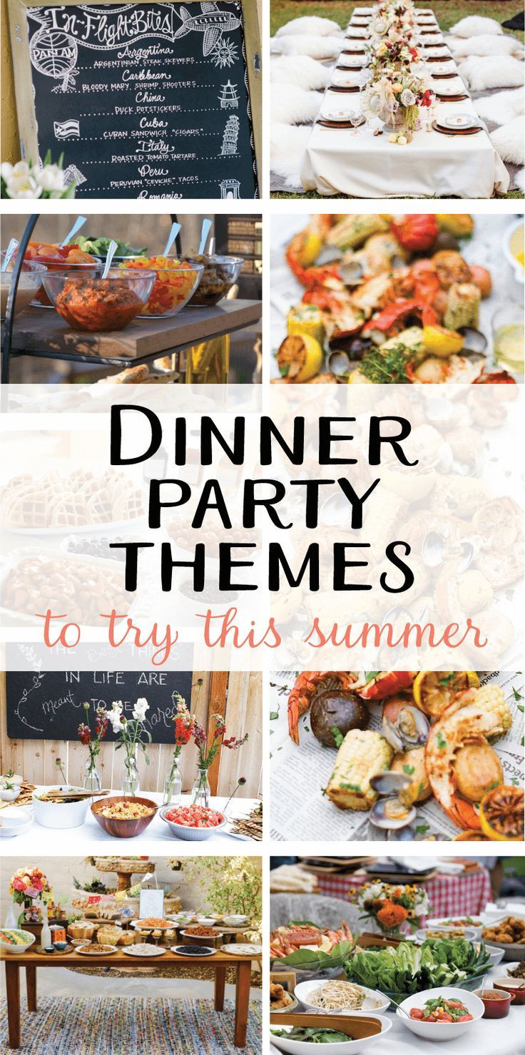 Summer Dinner Party Ideas Pinterest
 9 Creative Dinner Party Themes to try this Summer on Love